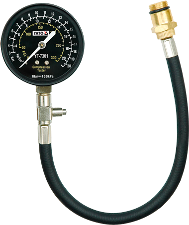 YT-7301 Компрессометр с гибким шлангом