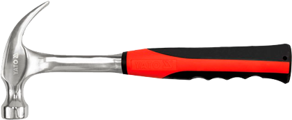 YT-4560 Молоток-гвоздодер 450 гр с металлической ручкой