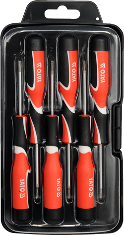 YT-25862 Набор отверток звёздочка (Torx) T5…T10, 6 предметов
