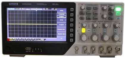 Dso4204C Осциллограф 4-канальный 200МГц и генератор функций