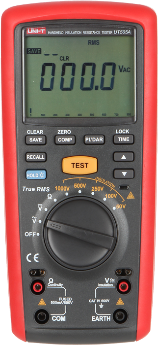 UT-505A Мегомметр 1000В 20ГОм TrueRMS