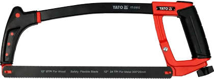 YT-31612 Ножовка по металлу 300 мм