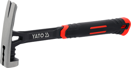 YT-45741 Молоток-гвоздодер прямой с металлической ручкой 500 гр