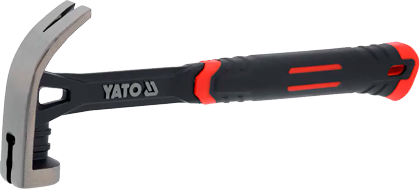 YT-45740 Молоток-гвоздодер загнутый с металлической ручкой 500 гр