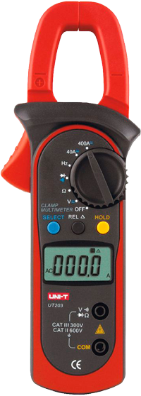 Токовые клещи 400А 600В CATIII UT203/UT203+/UT204