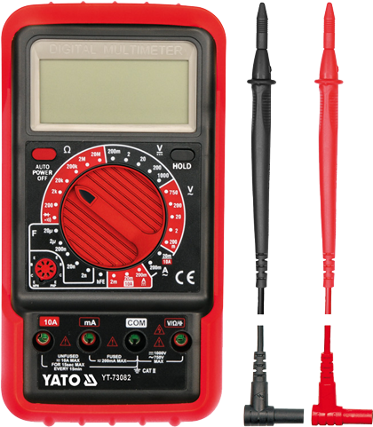 YT-73082 Мультиметр цифровой 10А 1000В (±1,0%)